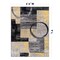 World Rug Gallery Contemporary Abstract Circle Design Soft Area Rug 6'6'' x 9' Yellow 307YELLOW6X9 - alternate 2
